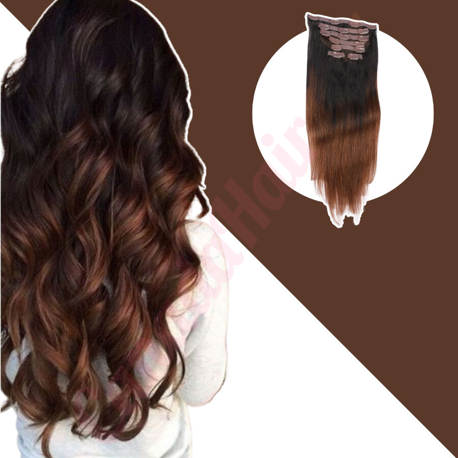 Clip in hotsell hair extensions ombre